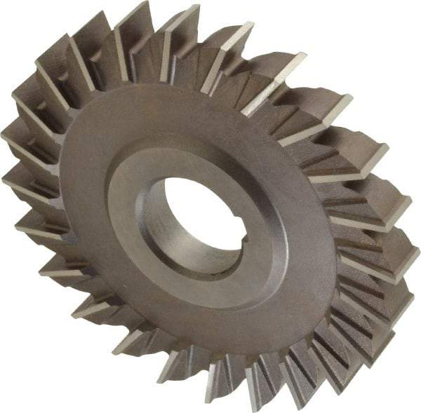 Keo - 4" Diam x 1/2" Width of Cut, 24 Teeth, High Speed Steel Side Milling Cutter - Straight Teeth, Uncoated - Industrial Tool & Supply