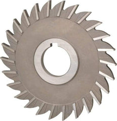 Keo - 5" Diam x 1/4" Width of Cut, 26 Teeth, High Speed Steel Side Milling Cutter - Straight Teeth, Uncoated - Industrial Tool & Supply
