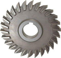 Keo - 5" Diam x 1/2" Width of Cut, 26 Teeth, High Speed Steel Side Milling Cutter - Straight Teeth, Uncoated - Industrial Tool & Supply