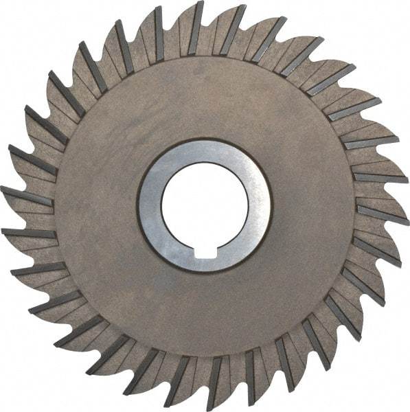 Keo - 6" Diam x 5/16" Width of Cut, 30 Teeth, High Speed Steel Side Milling Cutter - Straight Teeth, Uncoated - Industrial Tool & Supply