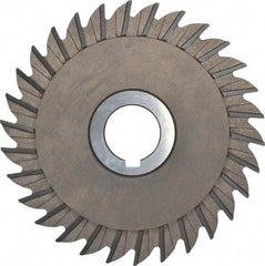 Keo - 6" Diam x 5/16" Width of Cut, 30 Teeth, High Speed Steel Side Milling Cutter - Straight Teeth, Uncoated - Industrial Tool & Supply