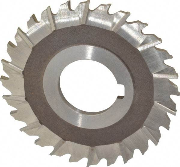 Keo - 3" Blade Diam x 1/8" Blade Thickness, 1" Hole, 28 Teeth, High Speed Steel Side Chip Saw - Staggered Tooth, Arbor Connection, Right Hand Cut, Uncoated - Industrial Tool & Supply