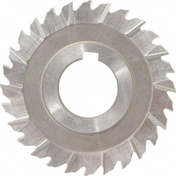 Keo - 3" Blade Diam x 3/16" Blade Thickness, 1" Hole, 28 Teeth, High Speed Steel Side Chip Saw - Staggered Tooth, Arbor Connection, Right Hand Cut, Uncoated - Industrial Tool & Supply
