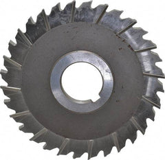 Keo - 4" Blade Diam x 3/16" Blade Thickness, 1" Hole, 32 Teeth, High Speed Steel Side Chip Saw - Staggered Tooth, Arbor Connection, Right Hand Cut, Uncoated - Industrial Tool & Supply