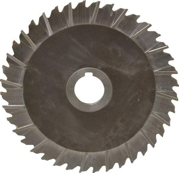 Keo - 6" Blade Diam x 1/8" Blade Thickness, 1" Hole, 40 Teeth, High Speed Steel Side Chip Saw - Staggered Tooth, Arbor Connection, Right Hand Cut, Uncoated - Industrial Tool & Supply