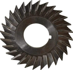 Keo - 2-1/2" Blade Diam x 1/16" Blade Thickness, 7/8" Hole, 28 Teeth, High Speed Steel Side Chip Saw - Straight Tooth, Arbor Connection, Right Hand Cut, Uncoated, with Keyway - Industrial Tool & Supply