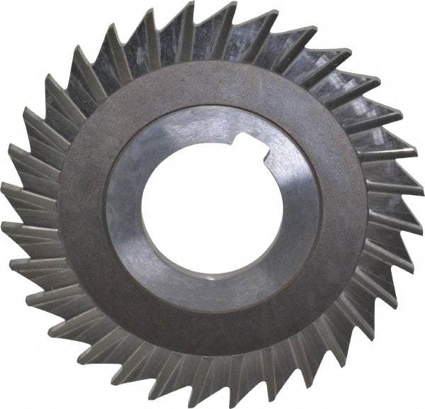 Keo - 3" Blade Diam x 1/8" Blade Thickness, 1" Hole, 32 Teeth, High Speed Steel Side Chip Saw - Straight Tooth, Arbor Connection, Right Hand Cut, Uncoated, with Keyway - Industrial Tool & Supply