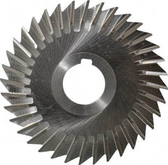 Keo - 4" Blade Diam x 1/16" Blade Thickness, 1" Hole, 36 Teeth, High Speed Steel Side Chip Saw - Straight Tooth, Arbor Connection, Right Hand Cut, Uncoated, with Keyway - Industrial Tool & Supply