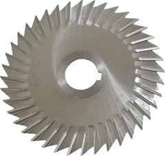 Keo - 5" Blade Diam x 1/16" Blade Thickness, 1" Hole, 40 Teeth, High Speed Steel Side Chip Saw - Straight Tooth, Arbor Connection, Right Hand Cut, Uncoated, with Keyway - Industrial Tool & Supply
