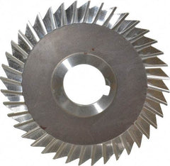 Keo - 5" Blade Diam x 1/8" Blade Thickness, 1-1/4" Hole, 40 Teeth, High Speed Steel Side Chip Saw - Straight Tooth, Arbor Connection, Right Hand Cut, Uncoated, with Keyway - Industrial Tool & Supply