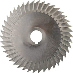 Keo - 6" Blade Diam x 1/16" Blade Thickness, 1" Hole, 42 Teeth, High Speed Steel Side Chip Saw - Straight Tooth, Arbor Connection, Right Hand Cut, Uncoated, with Keyway - Industrial Tool & Supply