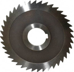 Keo - 4" Diam x 3/32" Blade Thickness x 1" Arbor Hole Diam, 40 Tooth Slitting and Slotting Saw - Arbor Connection, Right Hand, Uncoated, High Speed Steel, Concave Ground, Contains Keyway - Industrial Tool & Supply
