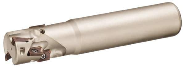 Sumitomo - 25mm Cut Diam, 25mm Shank Diam, 130mm OAL, Indexable Square Shoulder End Mill - WRX 2000 Inserts, Cylindrical Shank, 90° Lead Angle, Series WaveMill - Industrial Tool & Supply