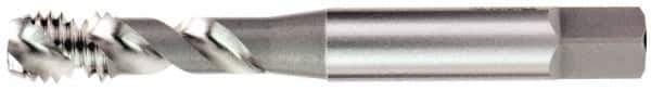 OSG - #4-40 UNC 2 Flute 2B Modified Bottoming Spiral Flute Tap - Vanadium High Speed Steel, Nitride Finish, 1-7/8" OAL, Right Hand Flute, Right Hand Thread, H2, Series 13019 - Exact Industrial Supply