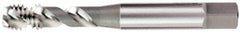 OSG - M5x0.80 Metric Coarse 3 Flute 6H Modified Bottoming Spiral Flute Tap - Vanadium High Speed Steel, Nitride Finish, 2-3/8" OAL, Right Hand Flute, Right Hand Thread, D4, Series 13119 - Exact Industrial Supply