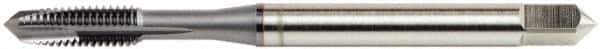 OSG - M12x1.75 Metric Coarse 3 Flute D6 Oxide Finish High Speed Steel Spiral Point Extension Tap - Plug Chamfer, 6" OAL, 1-21/32" Thread Length, 6H Class of Fit, Series 11118 - Exact Industrial Supply