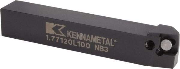 Kennametal - 1.771...75DEG, Left Hand Cut, 15° Lead Angle, 20mm Shank Height x 20mm Shank Width, Positive Rake Indexable Turning Toolholder - 125mm OAL, C8FIX12..L.. Insert Compatibility, Series Fix-Perfect - Industrial Tool & Supply