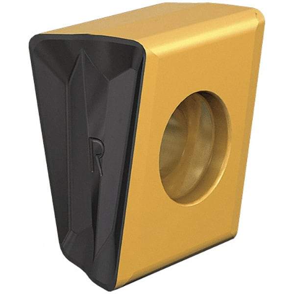 Iscar - T490 LNHT130624 Grade IC810 Carbide Milling Insert - AlTiN/TiN Finish, 0.492" Thick, 2.4mm Corner Radius - Industrial Tool & Supply