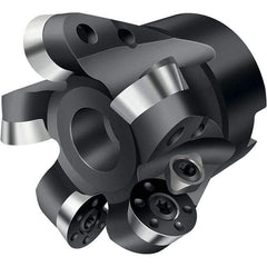 Walter - 2" Cut Diam, 0.236" Max Depth, 3/4" Arbor Hole, 5 Inserts, RD.. 1204.. Insert Style, Indexable Copy Face Mill - F2234 Cutter Style, 2" High, Through Coolant - Industrial Tool & Supply