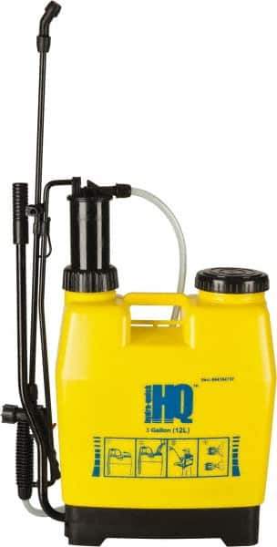 Value Collection - 3 Gal Garden Backpack Sprayer - Polyethylene Tank, Reinforced Hose - Industrial Tool & Supply