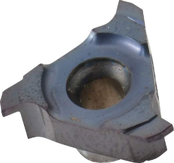 Carmex - C18 W10 Grade MT7, 0.7" Cutting Width Carbide Mill Grooving Insert - 0.039" Max Depth of Cut, Right Hand, 0.004" Corner Radius, TiAlN Finish - Industrial Tool & Supply