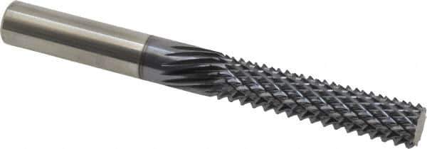 Onsrud - 3/8" Diam, 1-5/8" LOC, Plain End, Solid Carbide Diamond Pattern Router Bit - Right Hand Cut, 3-1/2" OAL, 3/8" Shank Diam, Use on Composites - Industrial Tool & Supply