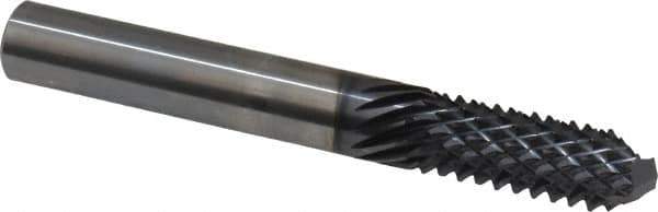 Onsrud - 3/8" Diam, 1" LOC, Drill Point End, Solid Carbide Diamond Pattern Router Bit - Right Hand Cut, 3" OAL, 3/8" Shank Diam, Use on Composites - Industrial Tool & Supply