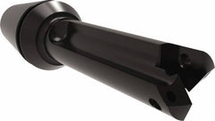 Allied Machine and Engineering - Series 0, 33/64 to 11/16" Diam, ER20 ER Collet, Straight Flute Spade Drill - 1-3/8" Max Depth, 1-57/64" Body Length, 3-15/64" OAL, Short Length, Through Coolant - Industrial Tool & Supply