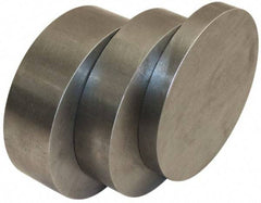 Value Collection - 4" Diam x 1/2" Long, 12L14 Steel Round Rod - Cold Finish, Mill, Steel - Industrial Tool & Supply