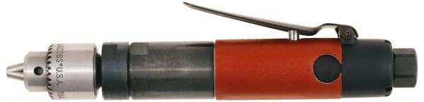 Ingersoll-Rand - 1/4" Keyed Chuck - Inline Handle, 1,900 RPM, 15 CFM, 0.25 hp, 90 psi - Industrial Tool & Supply