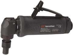 Ingersoll-Rand - 1/4" Collet, Angle Handle, Angle Air Die Grinder - 20,000 RPM, Dual Capable Exhaust, 25 CFM, 0.4 hp - Industrial Tool & Supply