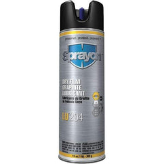 Sprayon - 10 oz Aerosol Dry Film Lubricant - Black, -40°F to 850°F - Industrial Tool & Supply