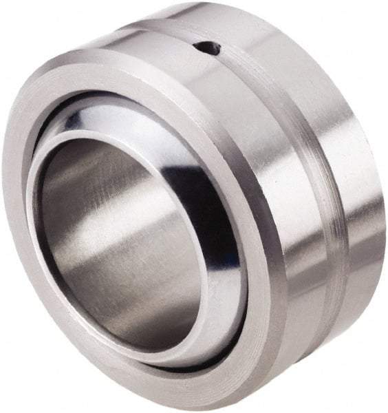 Tritan - 7/8" Bore Diam, 8,318 Lb Dynamic Capacity, 45/64" Wide, Spherical Plain Bearing - 1-9/16" OD, 41,814 Lb Static Load Capacity - Industrial Tool & Supply