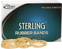 Alliance - 3-1/2" Circumference, 1/4" Wide, Light-Duty Band Rubber Band Strapping - 425 Pieces - Industrial Tool & Supply