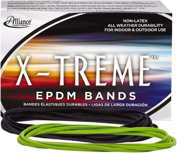 Alliance - 7" Circumference, 1/8" Wide, Light-Duty Band Rubber Band Strapping - 175 Pieces - Industrial Tool & Supply