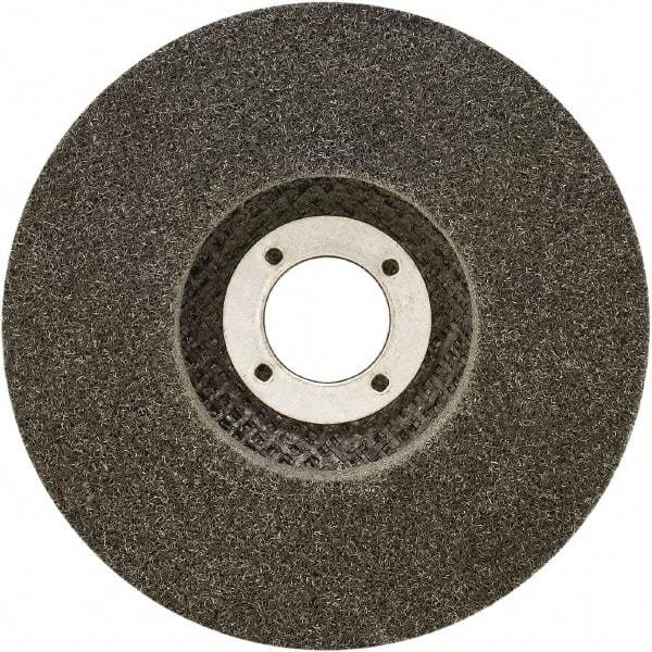 Brite Star - 4-1/2" Diam, 1-1/2" Face Width, 7/8" Center Hole, Medium Grade, Silicon Carbide Deburring Wheel - Unitized, Hard Grade, 11,000 RPM - Industrial Tool & Supply