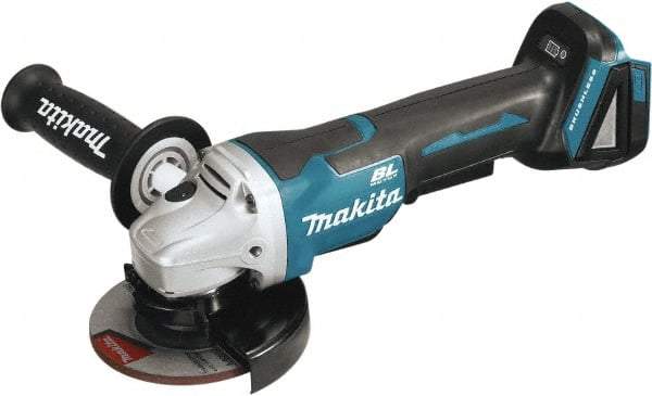 Makita - 4-1/2" Wheel Diam, 8,500 RPM, Cordless Cutoff & Cutoff-Grinder Tool - Straight Handle - Industrial Tool & Supply