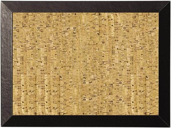 MasterVision - 24" Wide x 18" High Open Cork Bulletin Board - Natural (Color) - Industrial Tool & Supply
