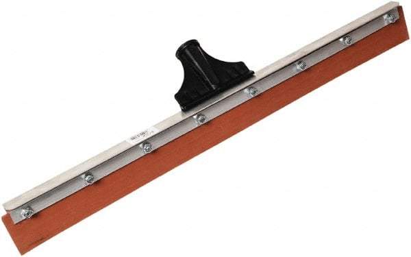 SEYMOUR-MIDWEST - 23-7/8" Rubber Blade Floor Squeegee - Threaded End, Single Edge, Aluminum Holder - Industrial Tool & Supply