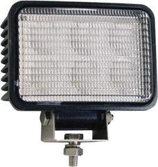 Buyers Products - 12 to 24 Volt, Clear Flood Beam Light - 1.5 Amps, 1,350 Lumens, 6 LED Lamp - Industrial Tool & Supply