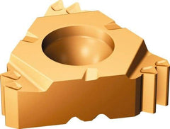 Sandvik Coromant - 266 Internal Right Hand Metric 60° Laydown Threading Insert - Grade 1125, TiCrAlN/TiAlN Coated Carbide, 9.525mm Inscribed Circle - Industrial Tool & Supply