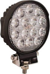 Buyers Products - 12 to 24 Volt, Clear Flood Beam Light - 3.0 Amps, 2,525 Lumens, 14 LED Lamp - Industrial Tool & Supply