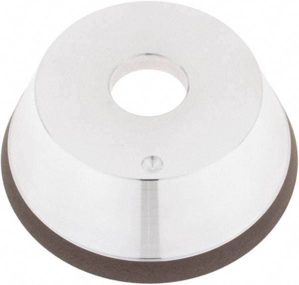 Tru-Maxx - 5" Diam, 1-1/4" Hole Size, 1" Overall Thickness, 100 Grit, Type 11V9, Tool & Cutter Grinding Wheel - Fine Grade, CBN - Industrial Tool & Supply