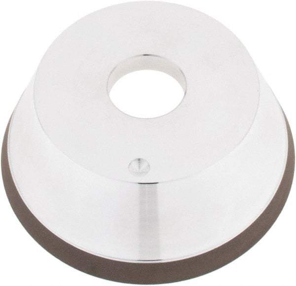 Tru-Maxx - 5" Diam, 1-1/4" Hole Size, 1" Overall Thickness, 120 Grit, Type 11V9, Tool & Cutter Grinding Wheel - Fine Grade, CBN - Industrial Tool & Supply