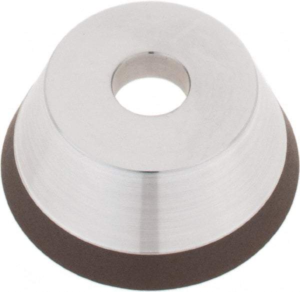 Tru-Maxx - 3" Diam, 3/4" Hole Size, 1" Overall Thickness, 120 Grit, Type 11V9, Tool & Cutter Grinding Wheel - Fine Grade, Diamond - Industrial Tool & Supply