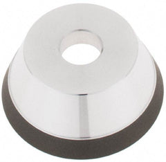 Tru-Maxx - 3" Diam, 3/4" Hole Size, 1" Overall Thickness, 150 Grit, Type 11V9, Tool & Cutter Grinding Wheel - Very Fine Grade, Diamond - Industrial Tool & Supply