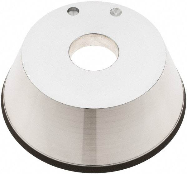 Tru-Maxx - 5" Diam, 1-1/4" Hole Size, 1" Overall Thickness, 100 Grit, Type 11V9, Tool & Cutter Grinding Wheel - Fine Grade, CBN - Industrial Tool & Supply