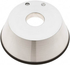 Tru-Maxx - 5" Diam, 1-1/4" Hole Size, 1" Overall Thickness, 100 Grit, Type 11V9, Tool & Cutter Grinding Wheel - Fine Grade, CBN - Industrial Tool & Supply