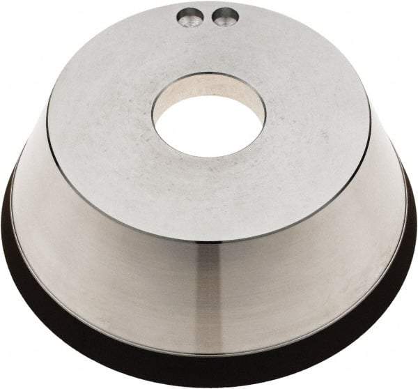 Tru-Maxx - 5" Diam, 1-1/4" Hole Size, 1" Overall Thickness, 120 Grit, Type 11V9, Tool & Cutter Grinding Wheel - Fine Grade, Diamond - Industrial Tool & Supply