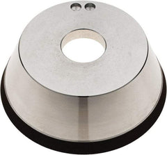 Tru-Maxx - 5" Diam, 1-1/4" Hole Size, 1" Overall Thickness, 120 Grit, Type 11V9, Tool & Cutter Grinding Wheel - Fine Grade, Diamond - Industrial Tool & Supply